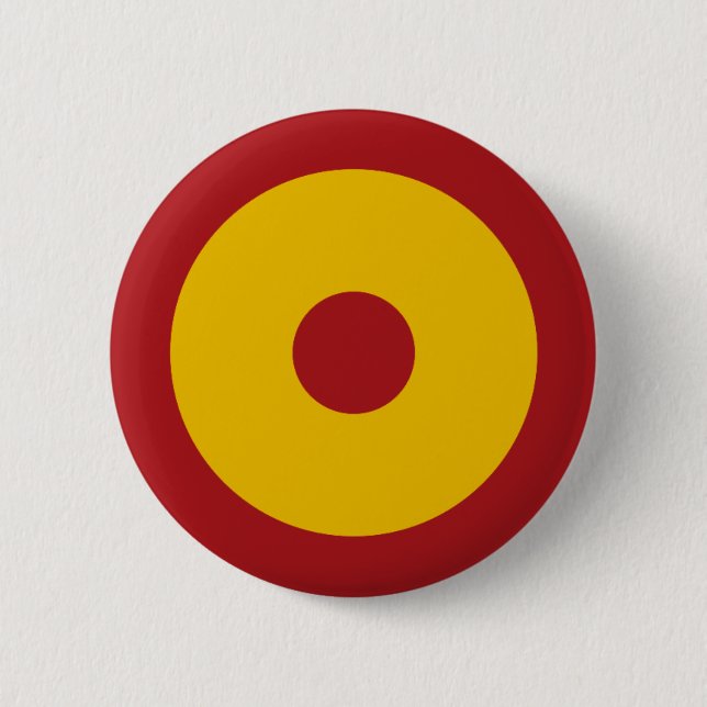 Badge Rond 5 Cm Cocarde espagnole, Spanish roundel (Devant)