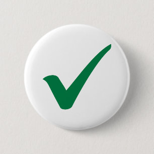 Badge Rond 5 Cm Coche verte