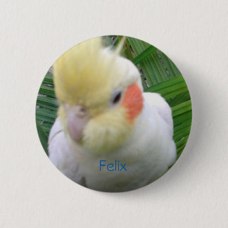 Badge Rond 5 Cm Cockatiel