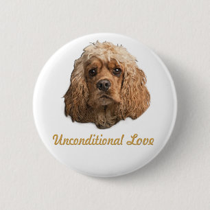 Badge Rond 5 Cm cocker Spaniels