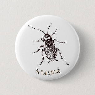 Badge Rond 5 Cm Cockroach