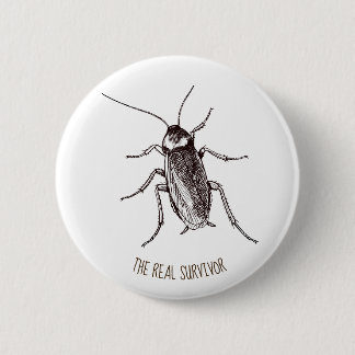 Badge Rond 5 Cm Cockroach