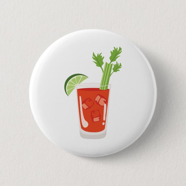 Badge Rond 5 Cm Cocktail de Mary sanglante (Devant)