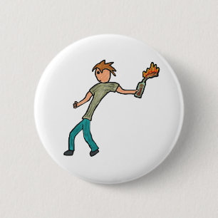 Badge Rond 5 Cm Cocktail Molotov