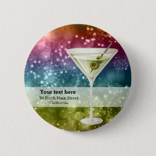 Badge Rond 5 Cm Cocktails