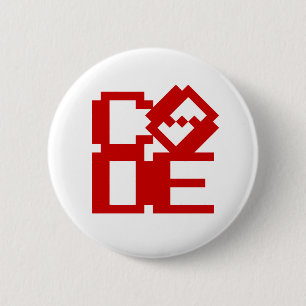 BADGE ROND 5 CM CODE