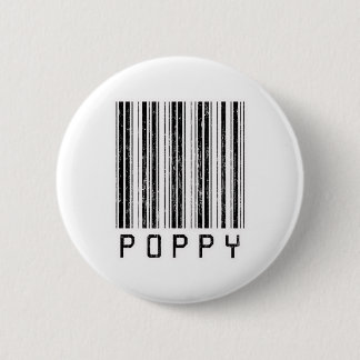 Badge Rond 5 Cm Code barres de pavot