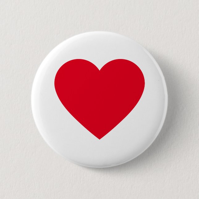 Badge Rond 5 Cm coeur (Devant)