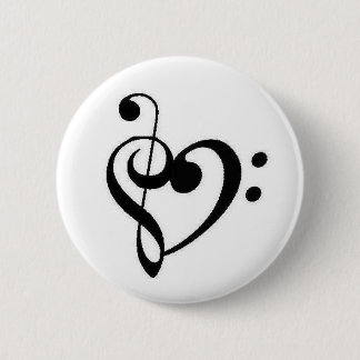 Badge Rond 5 Cm coeur