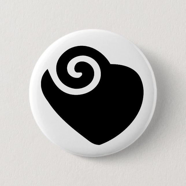 Badge Rond 5 Cm coeur (Devant)