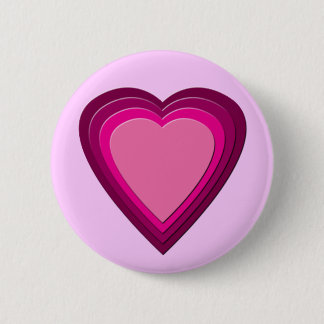 Badge Rond 5 Cm Coeur 5