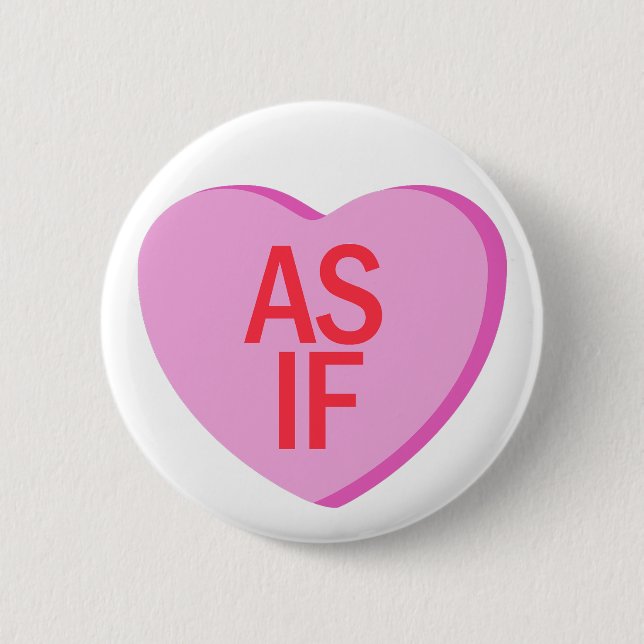 Badge Rond 5 Cm Coeur de bonbons - COMME SI (Devant)
