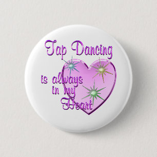 Badge Rond 5 Cm Coeur de claquettes