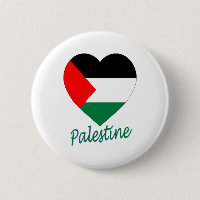 Coeur de drapeau de la Palestine