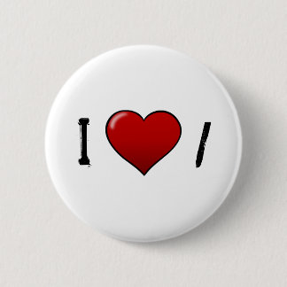 Badge Rond 5 Cm coeur, d'I/