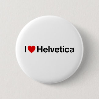 Badge Rond 5 Cm Coeur I helvetica