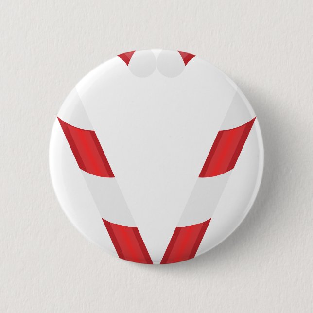 Badge Rond 5 Cm coeur sucre de canne (Devant)