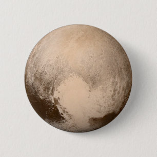 Badge Rond 5 Cm Coeur-Vue de Pluton