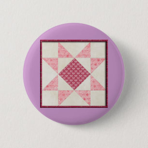 Badge Rond 5 Cm Coeurs d'édredon d'amour
