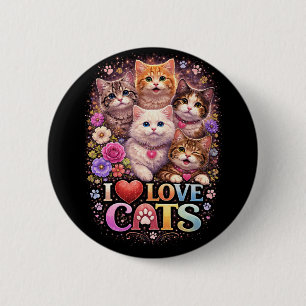 Badge Rond 5 Cm Cœurs Parfaits Minuscules