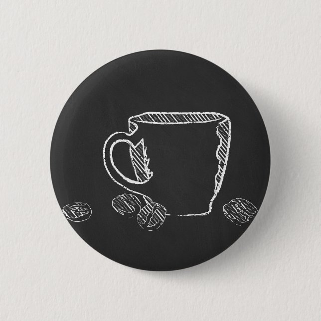 BADGE ROND 5 CM COFFEE CUP (Devant)