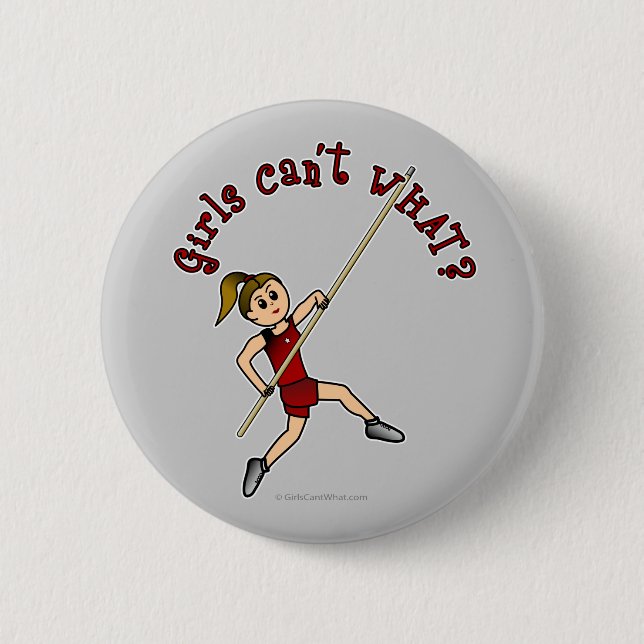 Badge Rond 5 Cm Coffre-fort - Rouge (clair) (Devant)