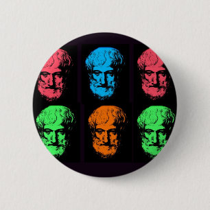 Badge Rond 5 Cm Collage d'Aristote