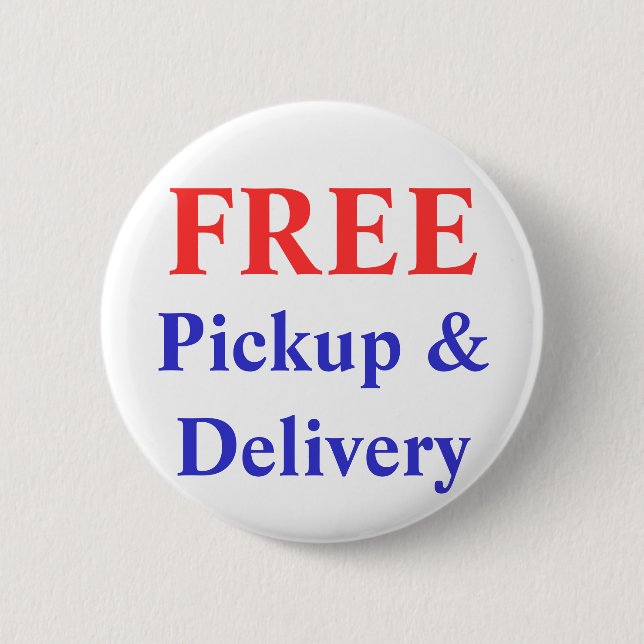 Badge Rond 5 Cm Collecte libre et livraison (Devant)