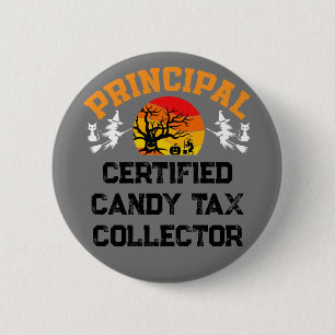 Badge Rond 5 Cm Collecteur de taxes sur les bonbons certifié d'Hal