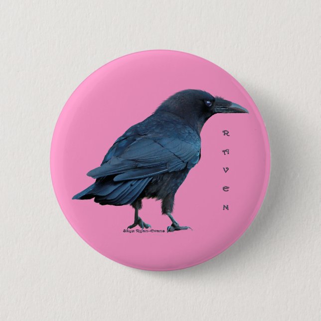 Badge Rond 5 Cm Collection Black Raven III (Devant)