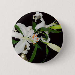 Badge Rond 5 Cm Collection de lys artistiques-1