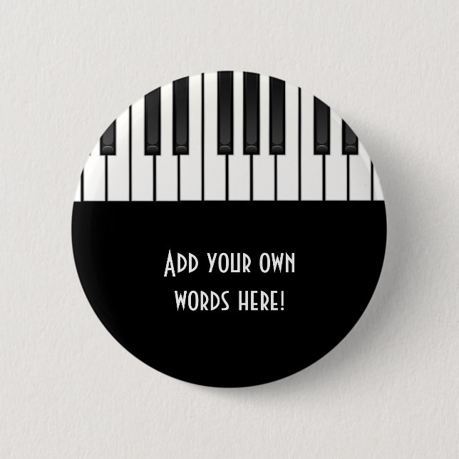 Badge Rond 5 Cm Collection de mélodie (Devant)