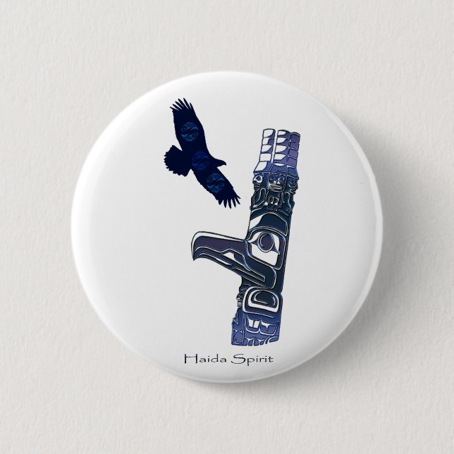 BADGE ROND 5 CM COLLECTION HAIDA (Devant)
