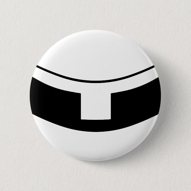 Badge Rond 5 Cm Collier du prêtre catholique (Devant)