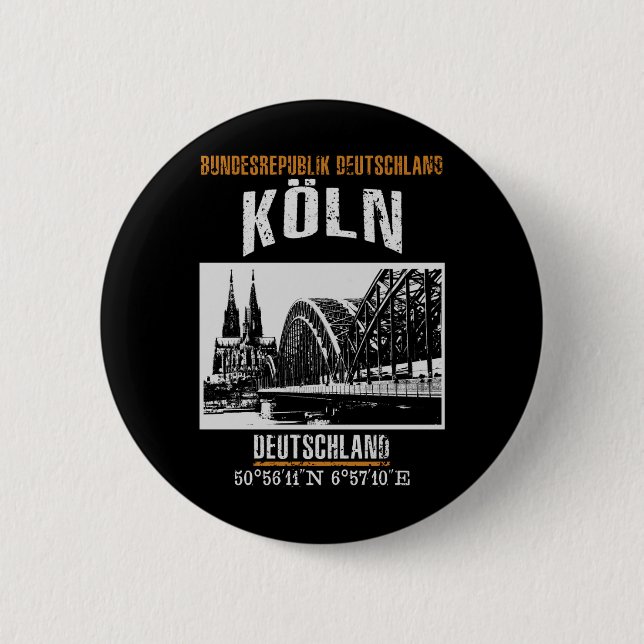 Badge Rond 5 Cm Cologne (Devant)