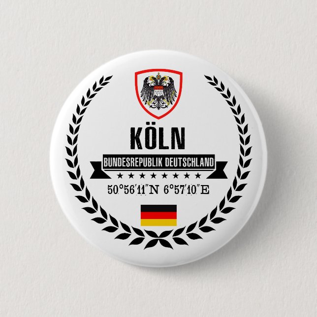 Badge Rond 5 Cm Cologne (Devant)