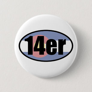 Badge Rond 5 Cm Colorado 14ers