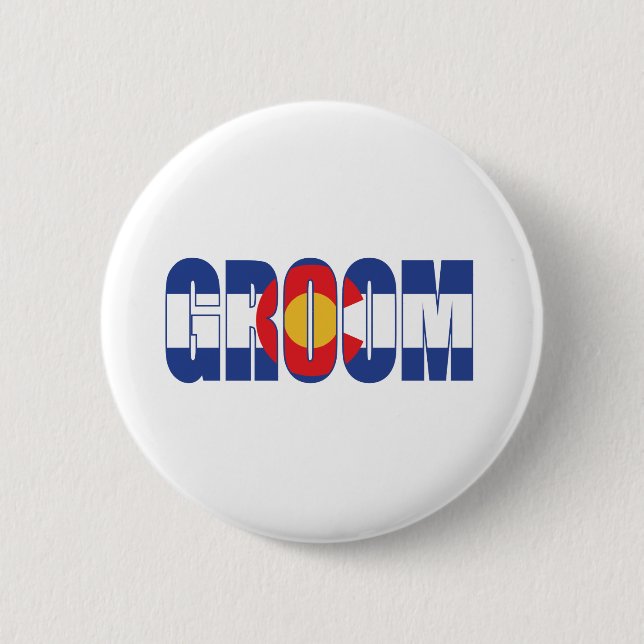 Badge Rond 5 Cm Colorado-Groom (Devant)