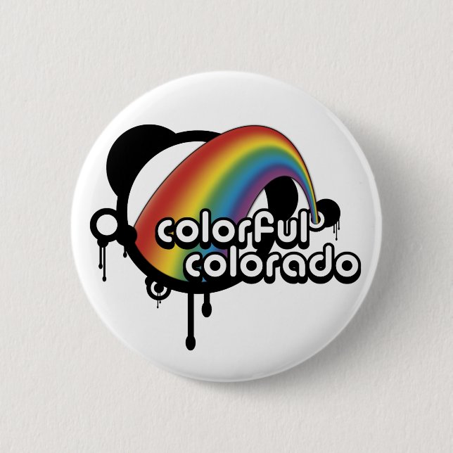 Badge Rond 5 Cm coloré. (Devant)