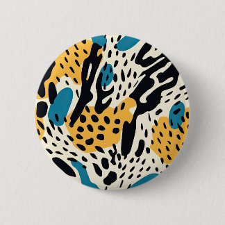 Badge Rond 5 Cm Colorful Animal Print 06
