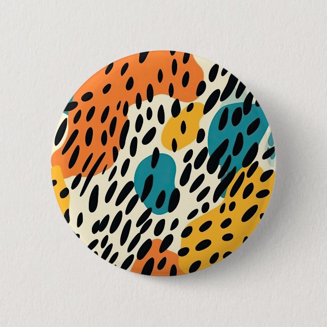 Badge Rond 5 Cm Colorful Animal Print 11 (Devant)