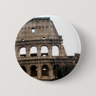 Badge Rond 5 Cm Colosseum Italien Photo Voyage