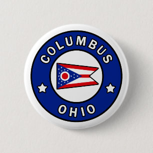 Badge Rond 5 Cm Columbus Ohio