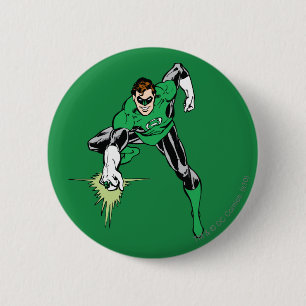 Badge Rond 5 Cm Combat vert de lanterne