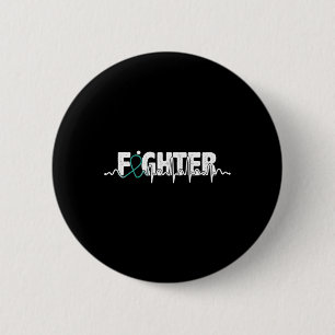 Badge Rond 5 Cm Combattant - Élément de sensibilisation à la malad