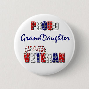 Badge Rond 5 Cm Combattant fier de petite-fille