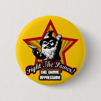 Badge Rond 5 Cm Combattez le bouton de puissance