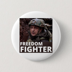 BADGE ROND 5 CM COMBATTRE DE LA LIBERTÉ