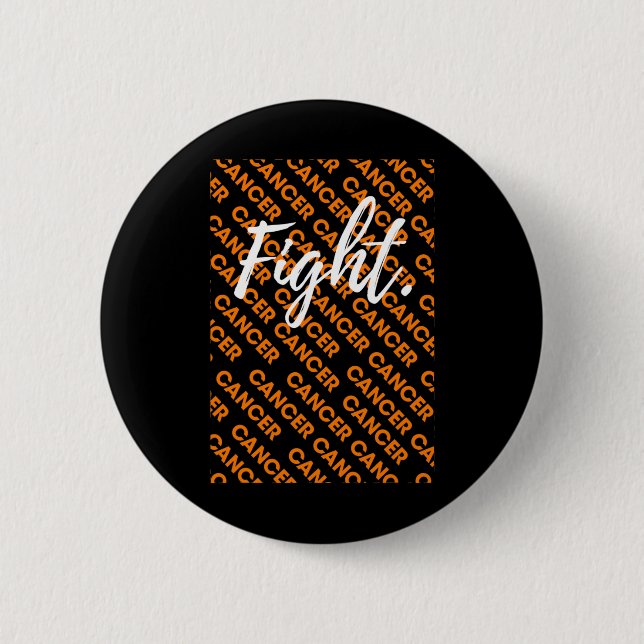 Badge Rond 5 Cm combattre la leucémie ensemble sensibilisation au  (Devant)