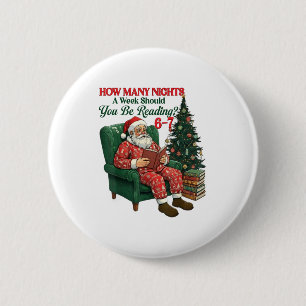 Badge Rond 5 Cm Combien de nuits par semaine devriez-vous lire 67